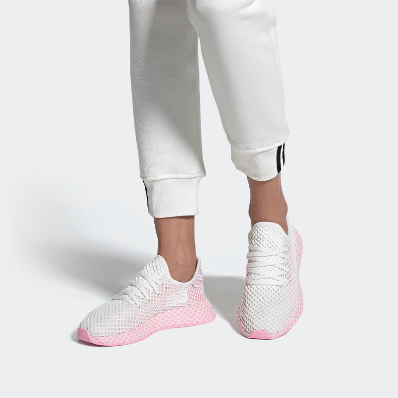 (WMNS) adidas originals Deerupt Runner 'White Pink' EG5368
