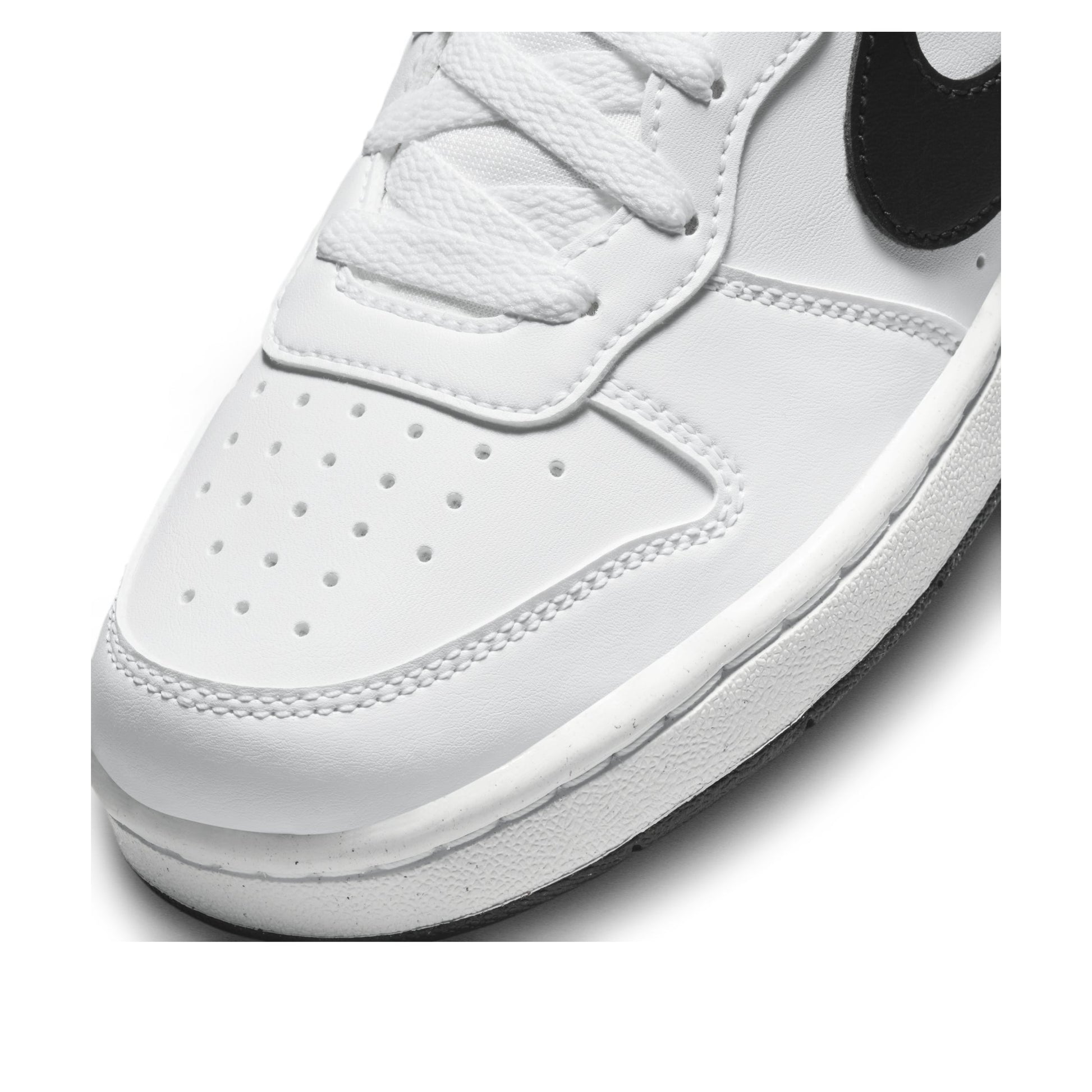 (GS) Nike Court Borough Low Recraft 'White Black' DV5456-104