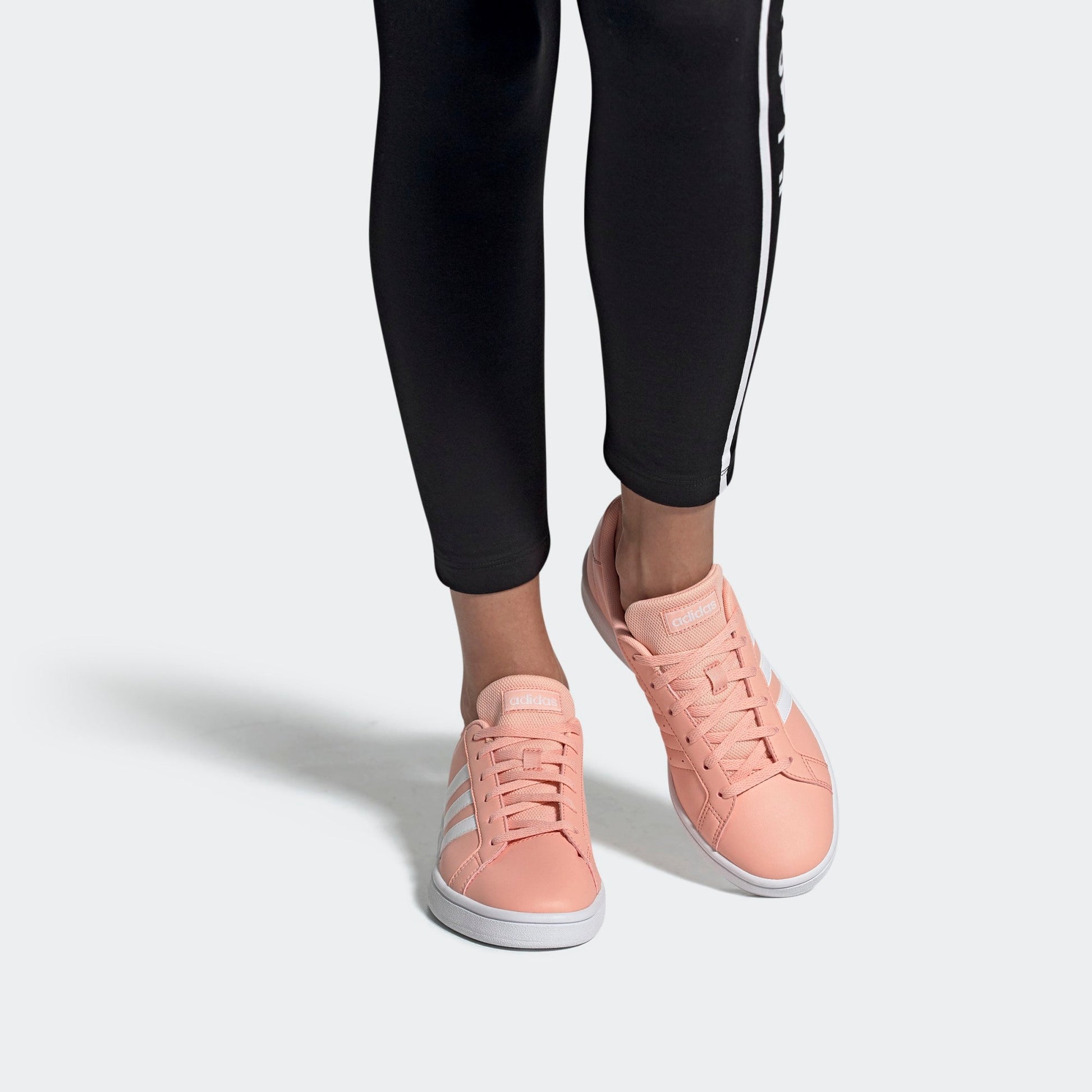 (WMNS) adidas Grand Court Base 'Pink' EE7481