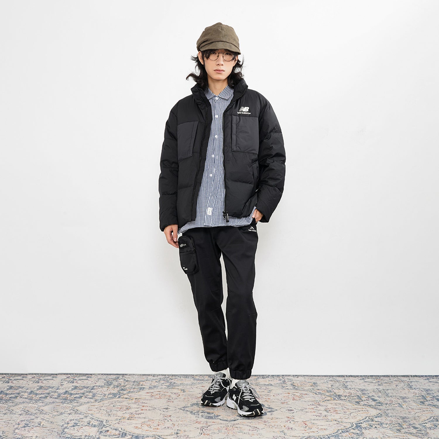 New Balance Short Down Jacket Asia Sizing 'Black' 5PB43053-BK