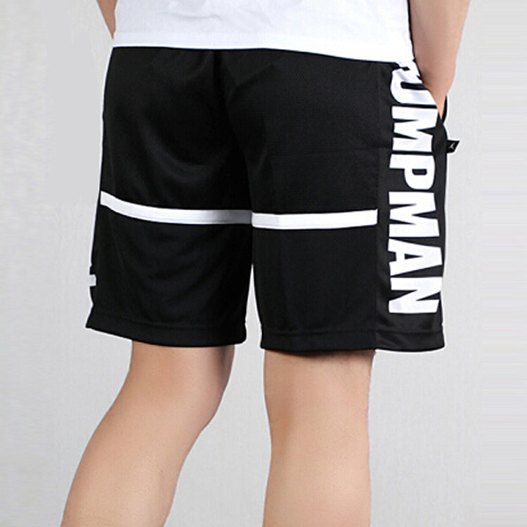 Air Jordan Jumpman Basketball shorts 'Black White side logo' BQ8796-010