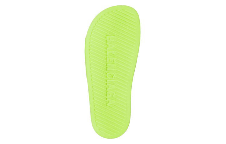 (WMNS) Balenciaga Pool Slides 'Fluo Yellow' 565547W1S827321