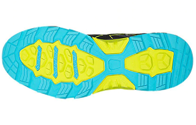 (WMNS) ASICS Gel-FujiTrabuco 6 'Black Blue Yellow' T7E9N-400