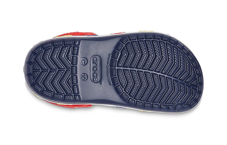 (PS) Crocs Mickey Outdoor Flat Heel Sports Deep Blue Sandals 207077-410