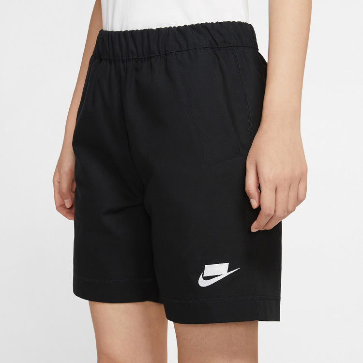 (WMNS) Nike Sportswear Woven Shorts Black CZ1428-010