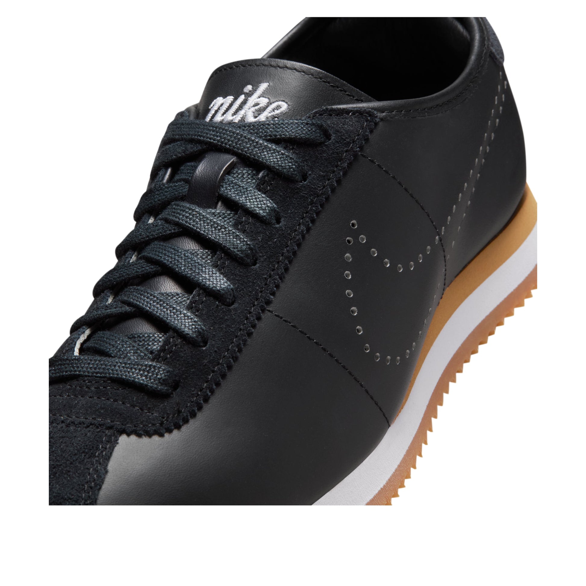 (WMNS) Nike Cortez Leather 'Black Gum Light Brown' HQ1841-002