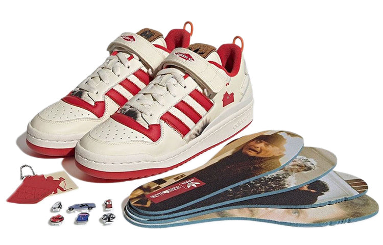 adidas originals Forum 84 Low Home Alone Retro Sneakers White/Red Unisex GZ4378