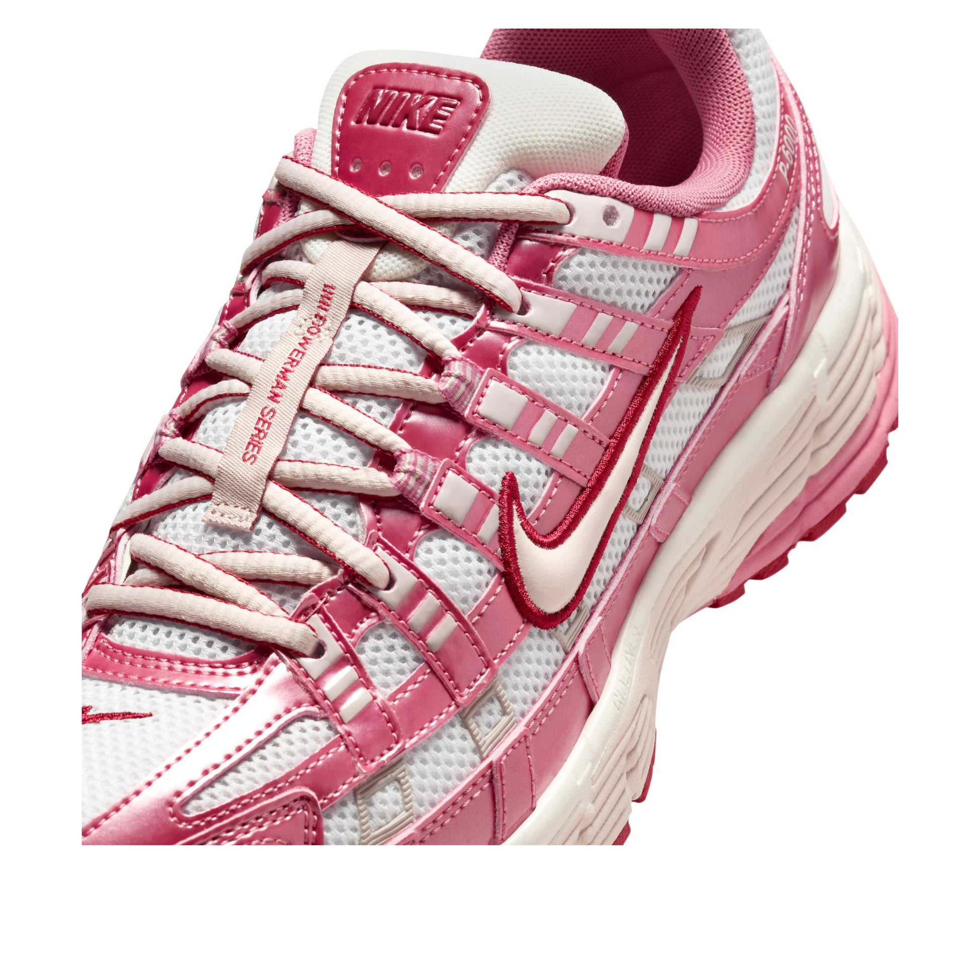 (WMNS) Nike P-6000 'White Silt Red Peony' IO3496-100
