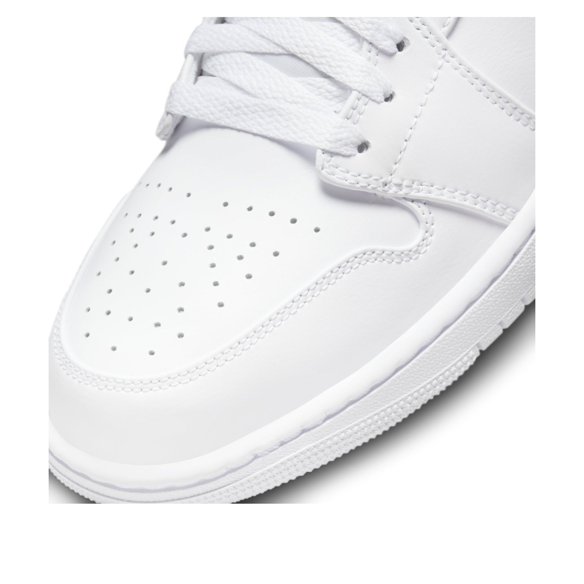 Air Jordan 1 Mid 'Triple White' 2022 554724-136