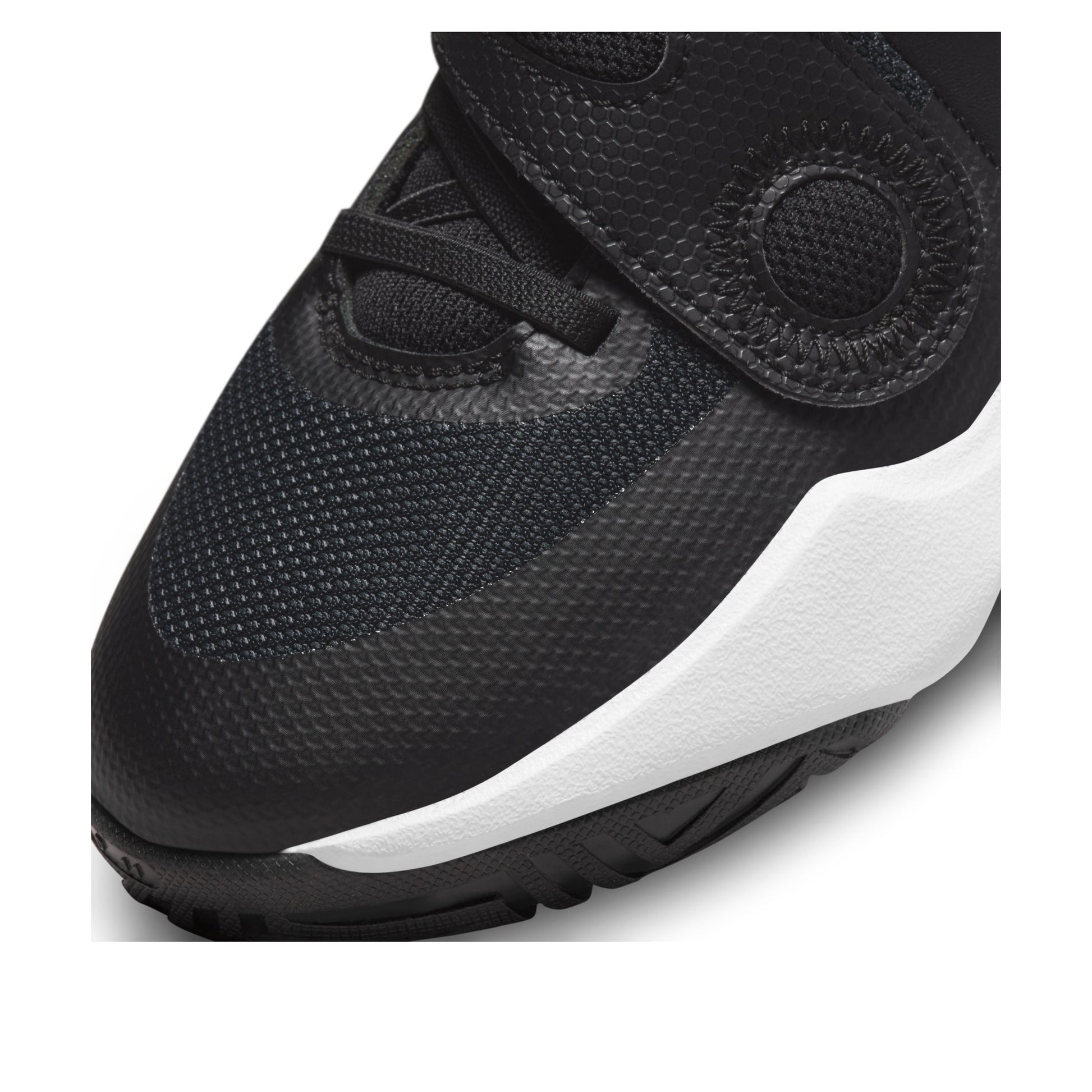 (GS) Nike Team Hustle D 11 Basketball Shoes 'Black White' DV8996-002