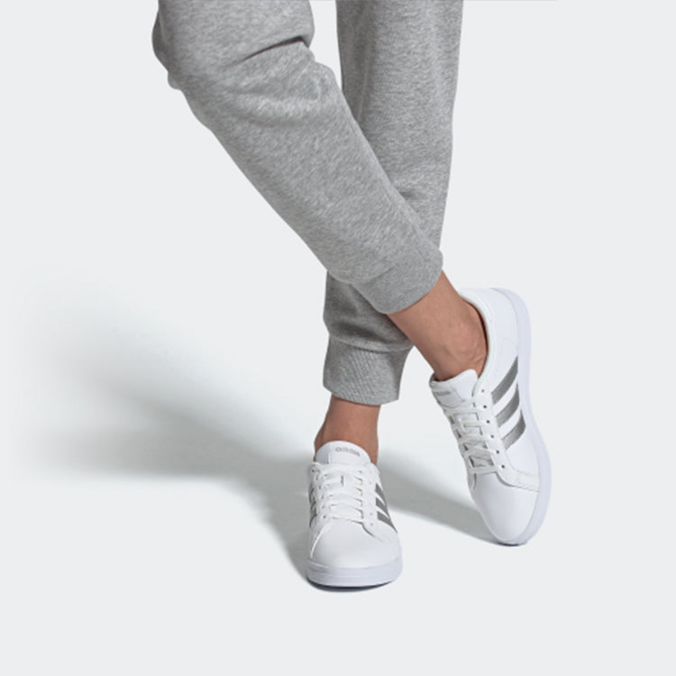 (WMNS) adidas Courtpoint X 'White Silver Metallic' FW7376