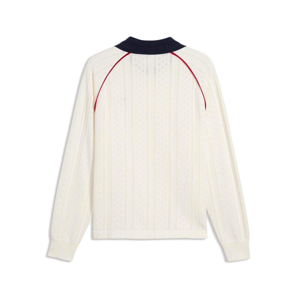 PUMA x MADHAPPY Pointelle Long Sleeve Jersey 'Warm White' 637566-57