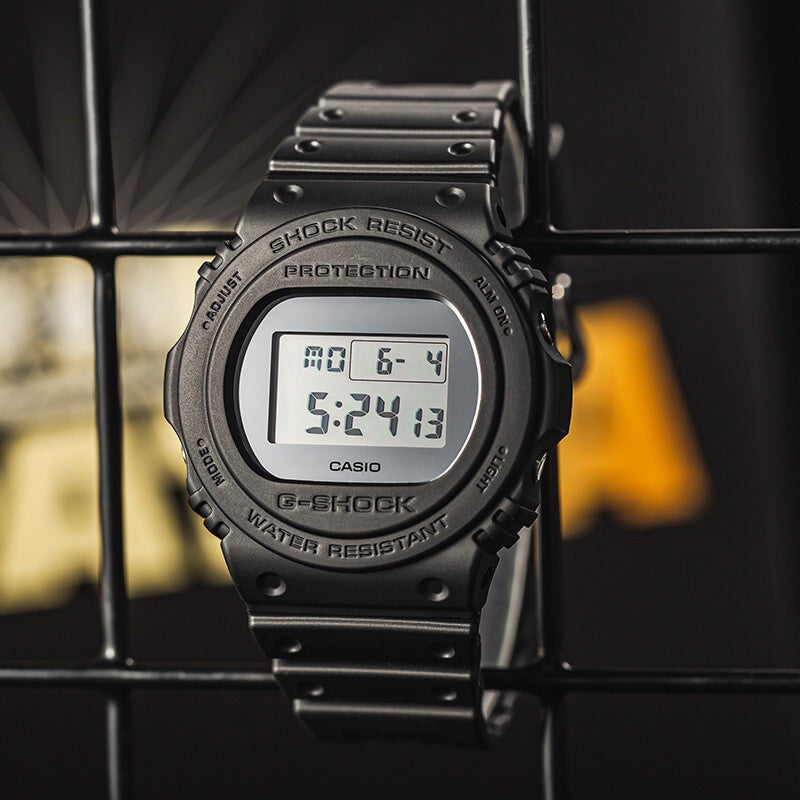 CASIO G-Shock Digital 'Black Silver' DW-5700BBMA-1