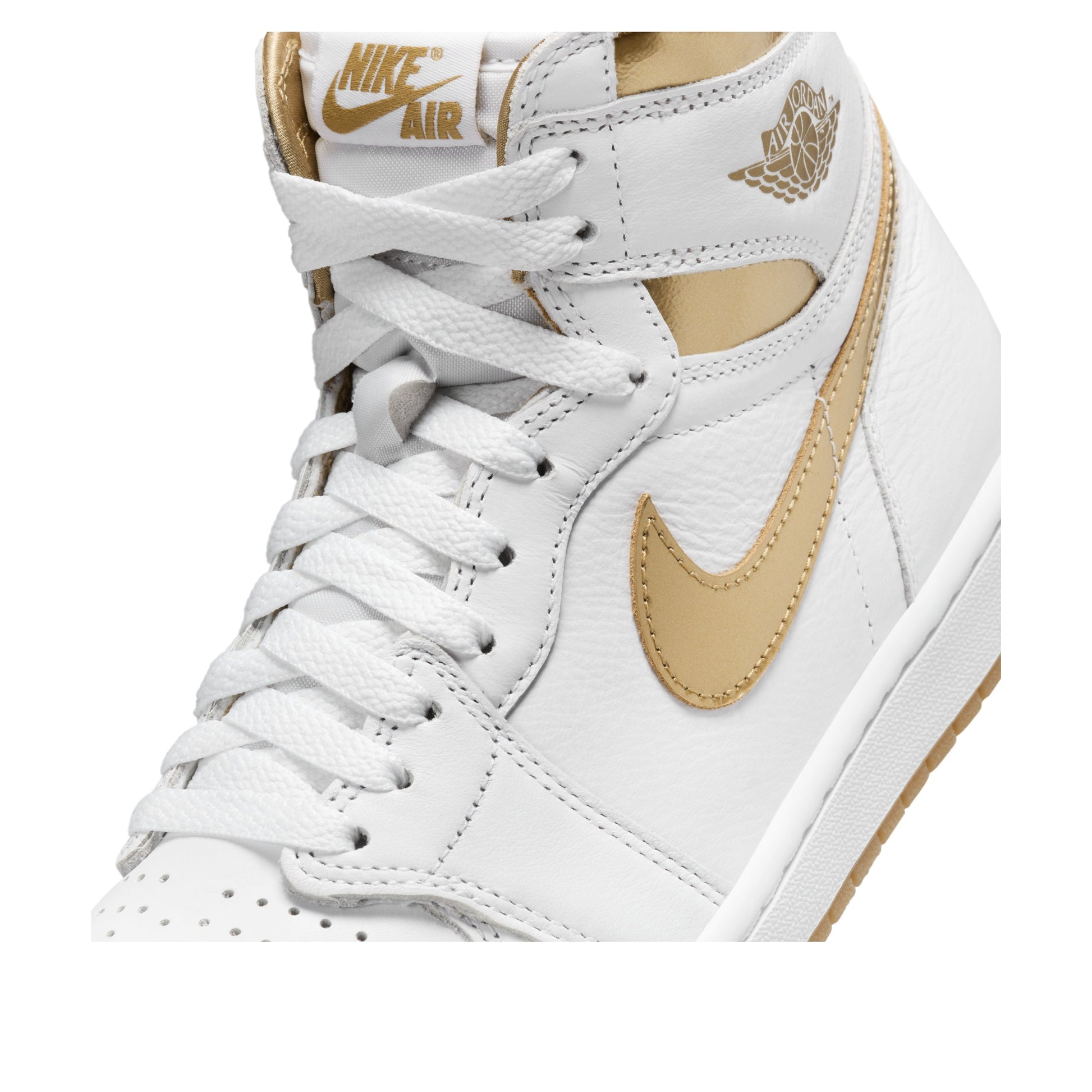 (WMNS) Air Jordan 1 OG 'White Metallic Gold' FD2596-107
