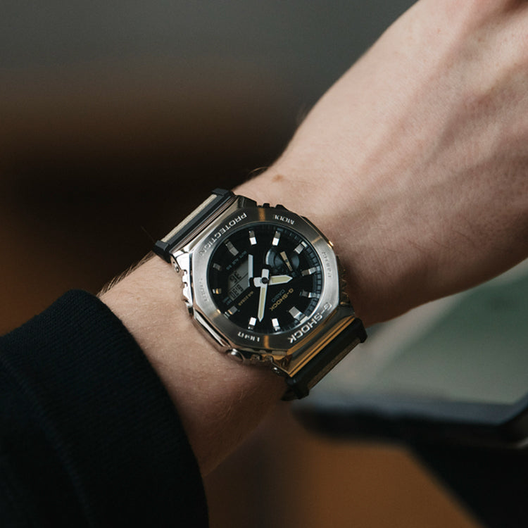 CASIO G-Shock Digital-Analog 'Sand Green' GM-2100C-5APRT