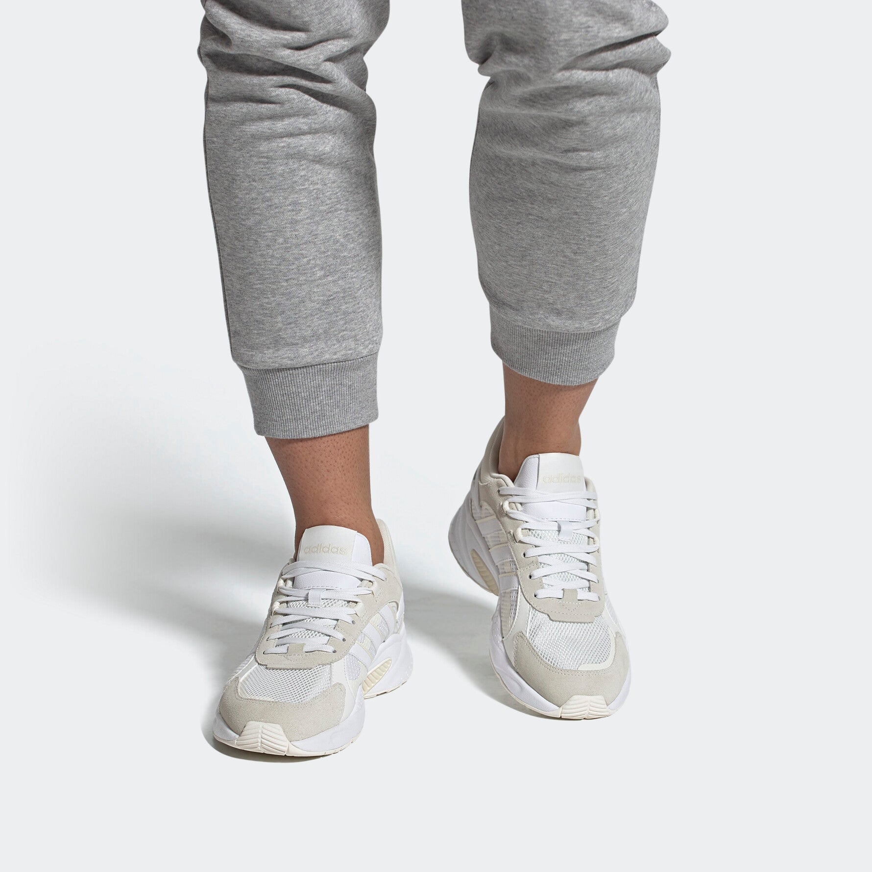 (WMNS) adidas neo Crazychaos Shadow 'White Brown Gray' FW3373
