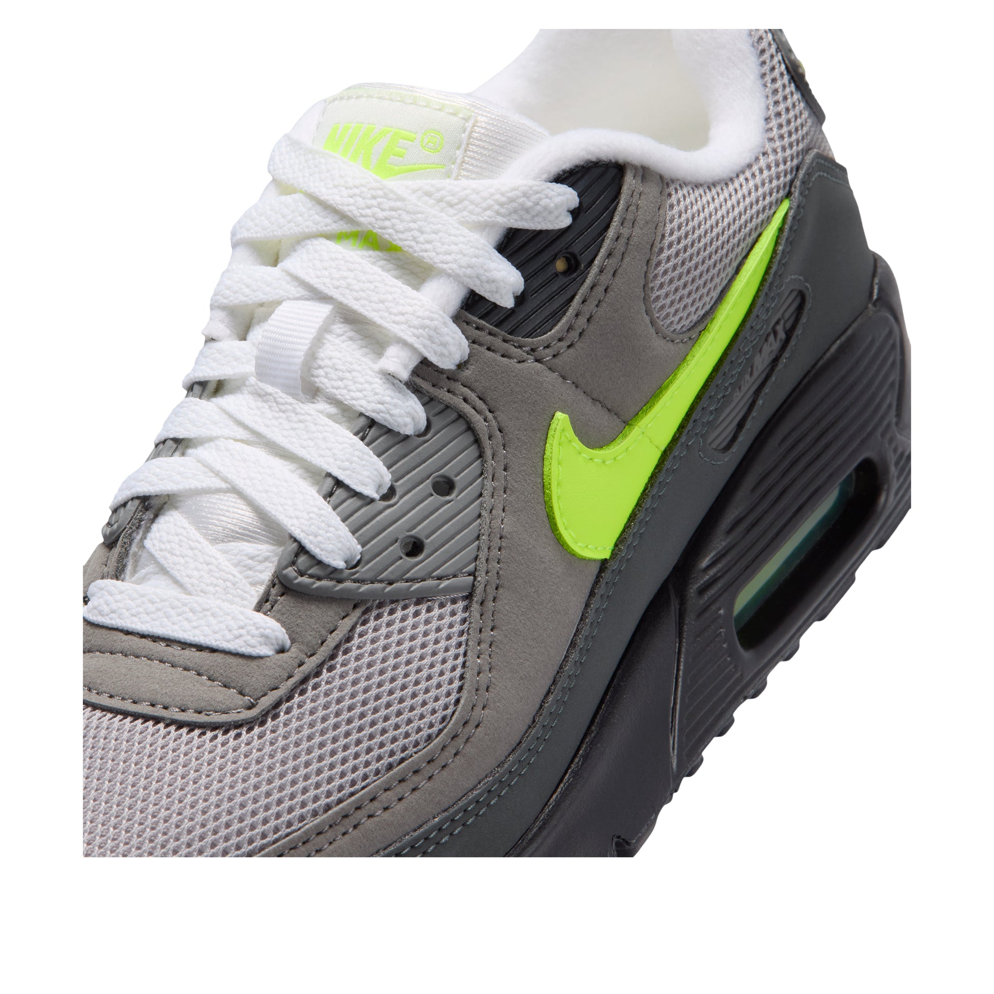 (GS) Nike Air Max 90 'Black Anthracite Neon Yellow' IQ7583-001