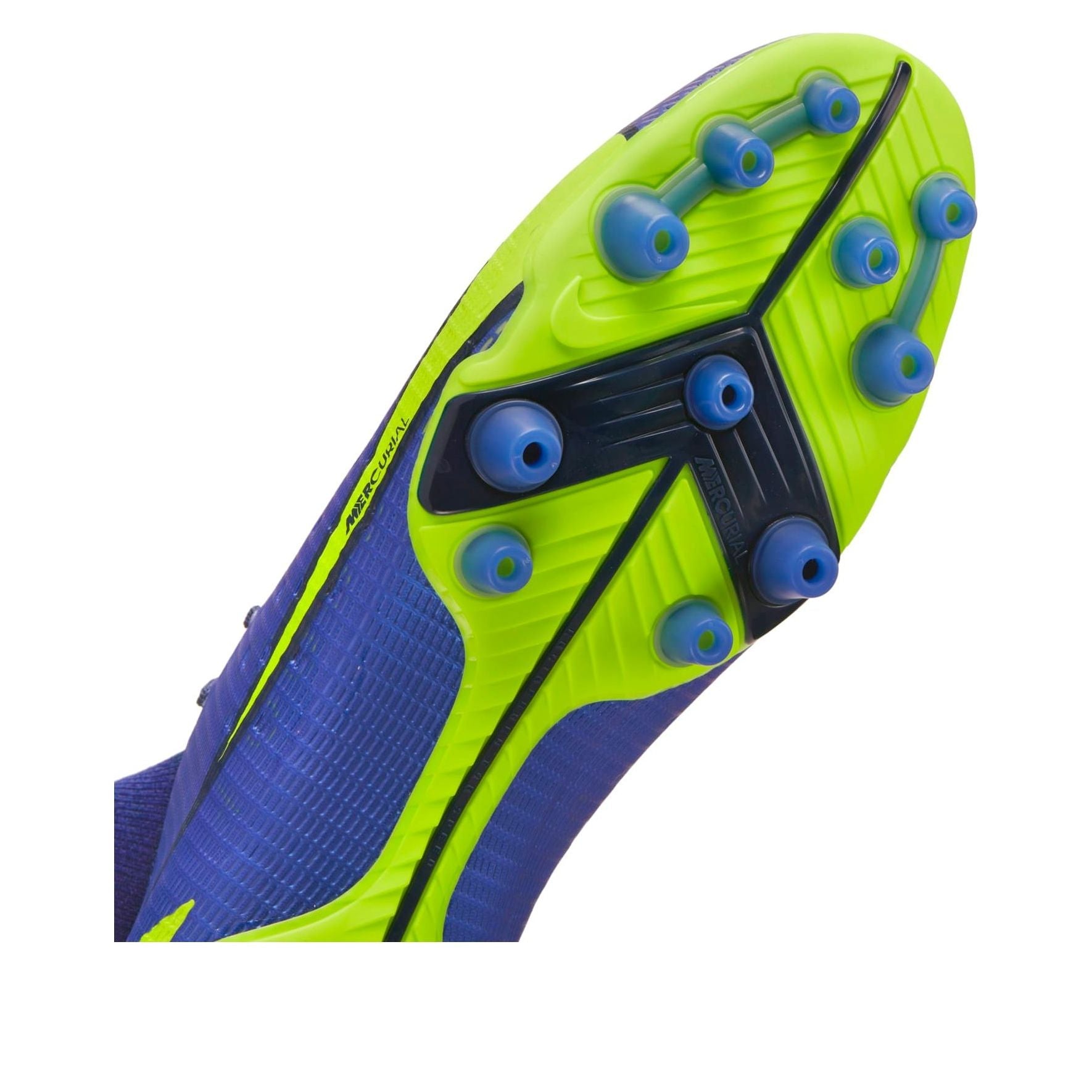Nike Mercurial Superfly 8 Pro AG Low-Top Soccer Shoes 'Blue Neon Green' CV1130-574