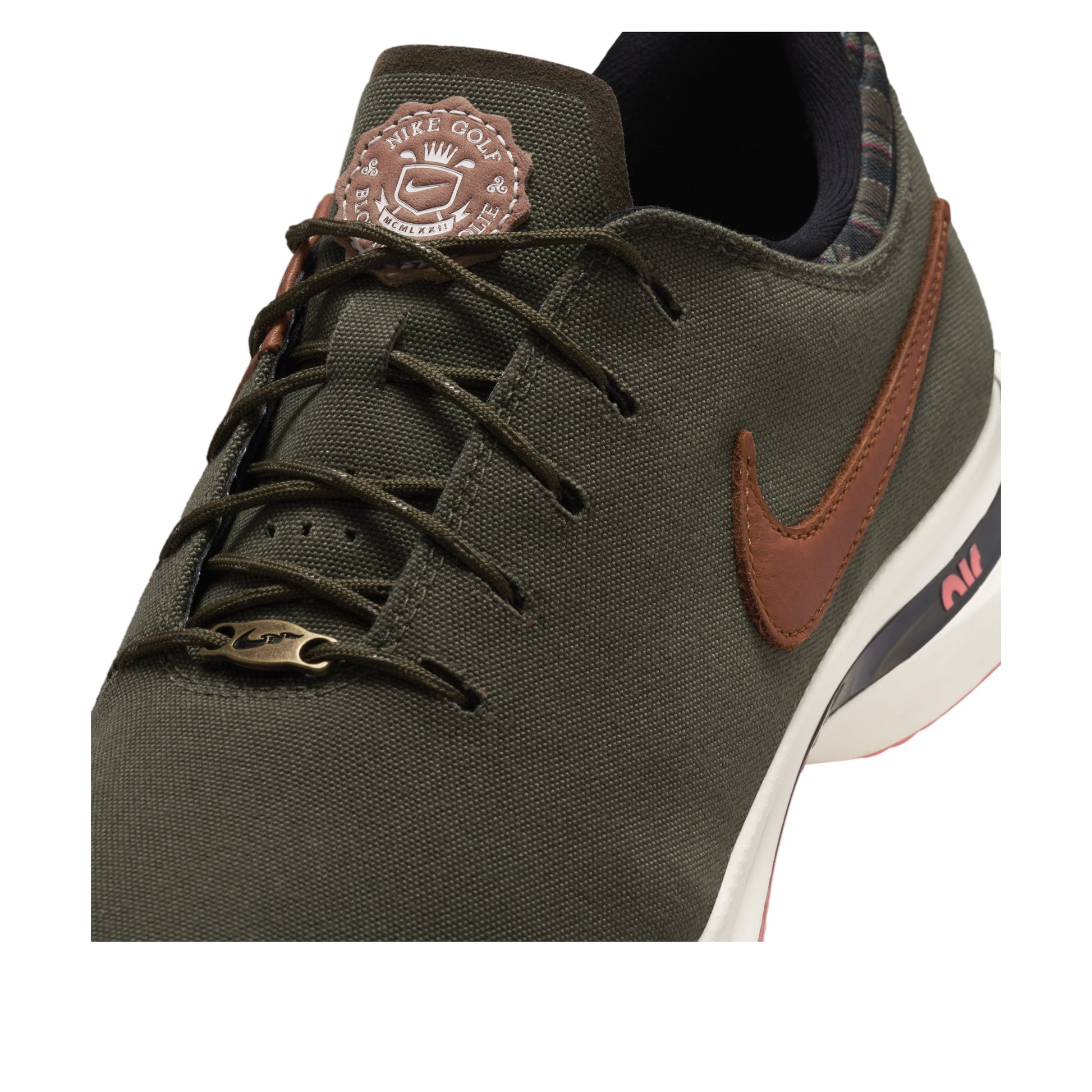 Nike Victory Tour 3 Golf Extra Wide 'Cargo Khaki Hot Punch' FQ8307-300