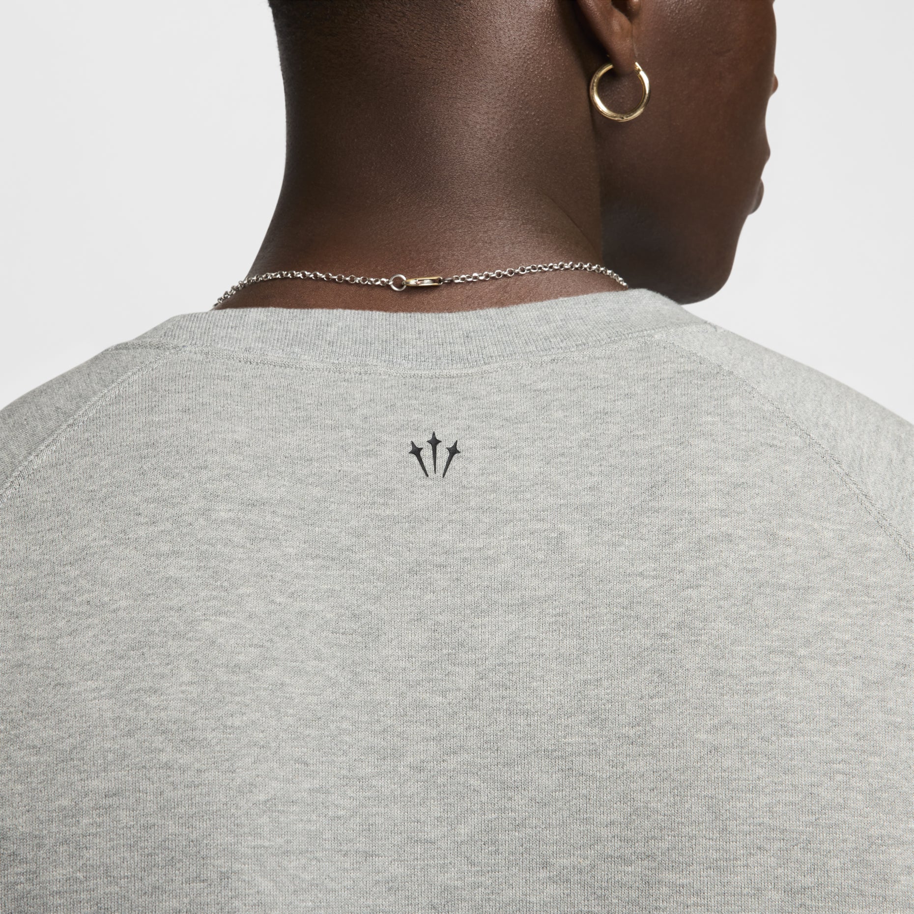 Nike x NOCTA Fleece CS Crewneck Sweatshirt 'Grey' FN8160-063