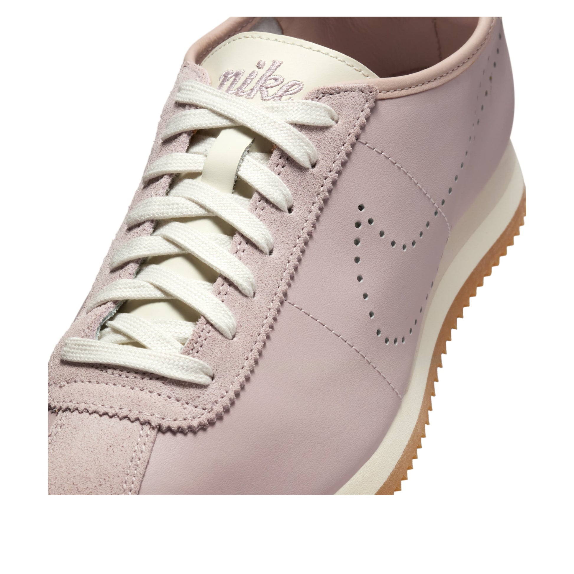 (WMNS) Nike Cortez Leather 'Particle Rose Perforated Swoosh' HQ1841-602