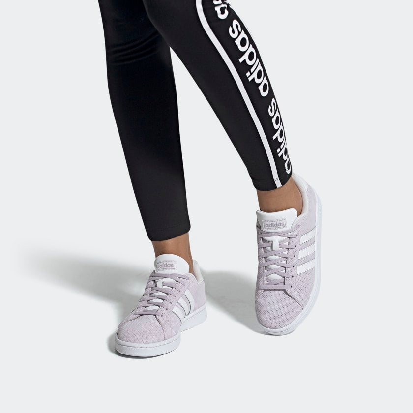 (WMNS) adidas neo Grand Court 'Purple Pink' EE7476