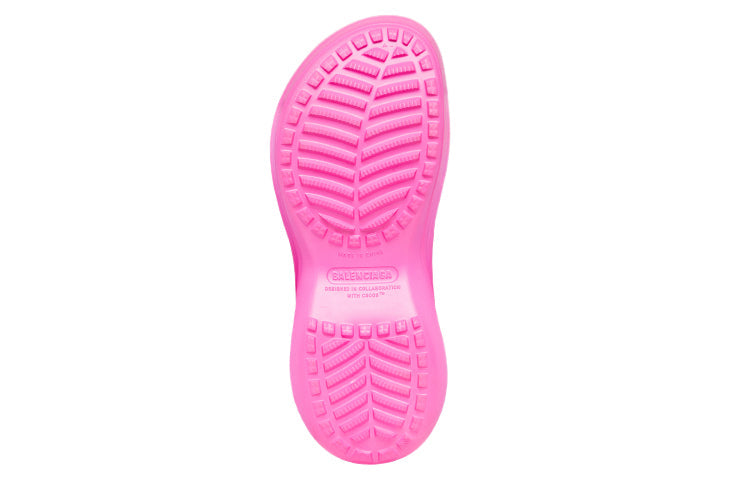 (WMNS) Balenciaga x Crocs Pool Slides 'Pink' 677389W1S8E5300