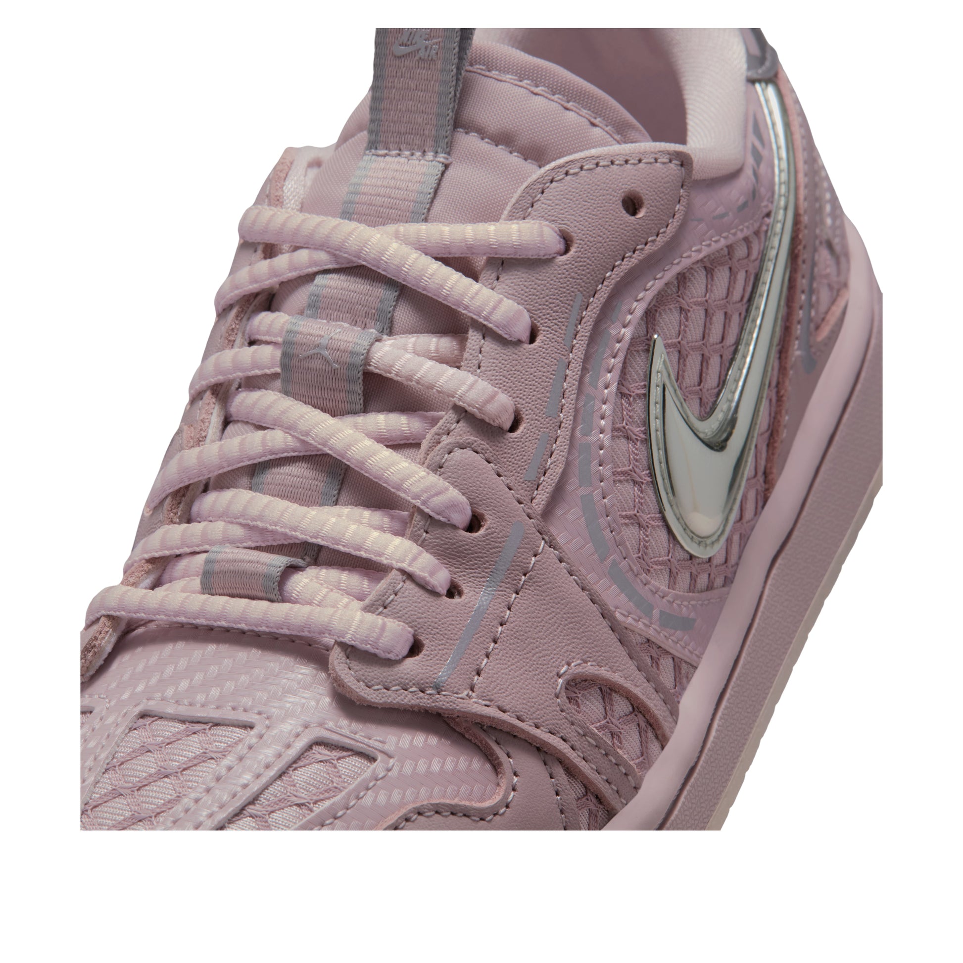 (WMNS) Air Jordan 1 Low Method of Make 'Particle Rose Metallic Silver' HQ2186-601