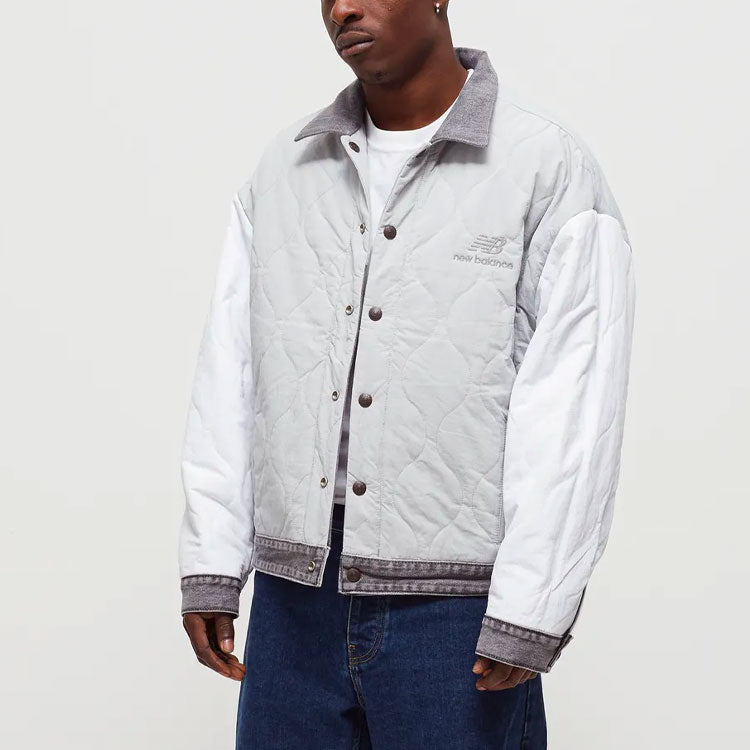 Men's Levis  New Balance Crossover Reversible Splicing Jacket Gray 19855-0003