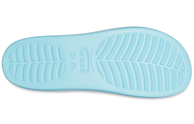 (WMNS) Crocs Classic Platform Slide 'Arctic' 208180-411