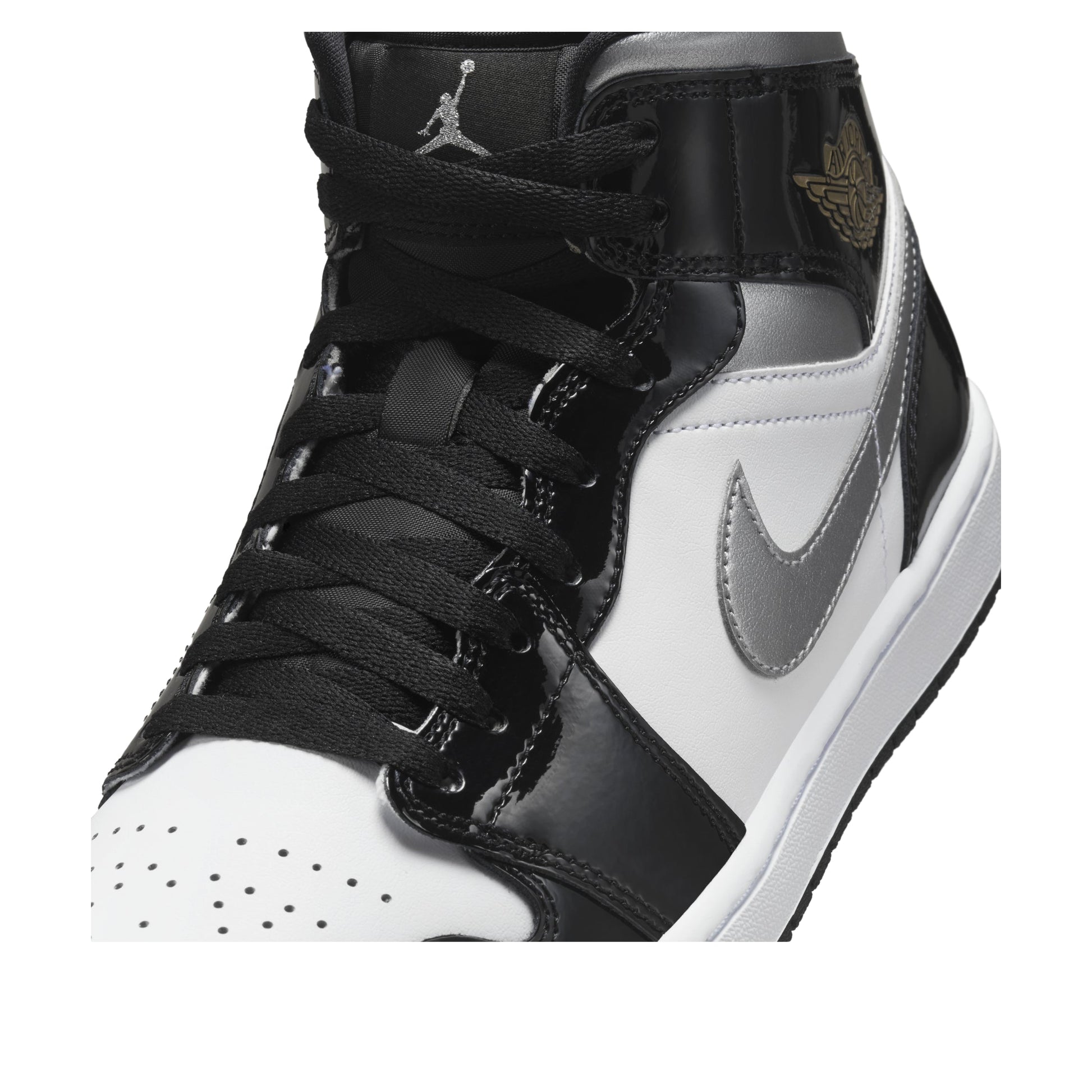 Air Jordan 1 Mid 'Black Patent' HV0789-010