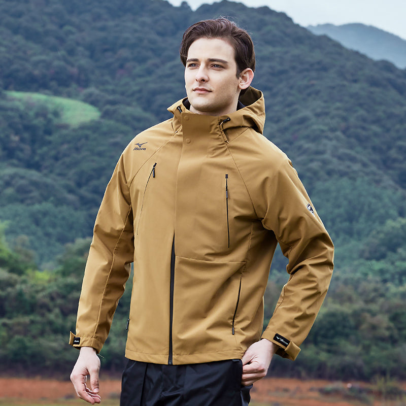 Mizuno Windbreaker Jacket 'Brown' A2CC3106