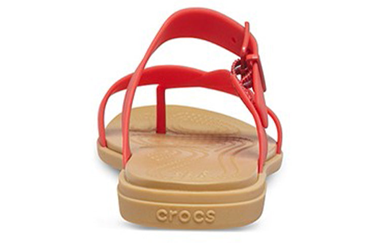 (WMNS) Crocs Casual Flame Red Slippers 206108-8C1