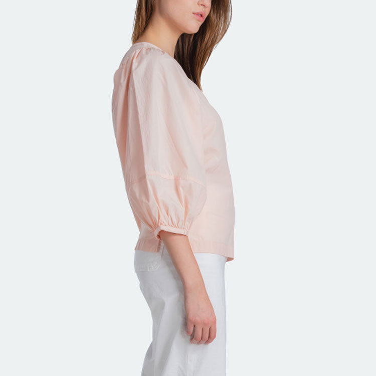 Levis Pure Cotton V neck Sleeve Shirt Pink 85384-0001