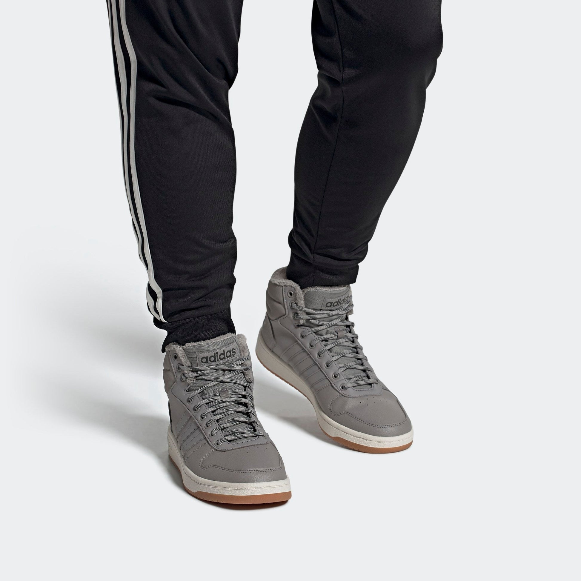 adidas Hoops 2.0 Mid 'Light Grey' FW3515