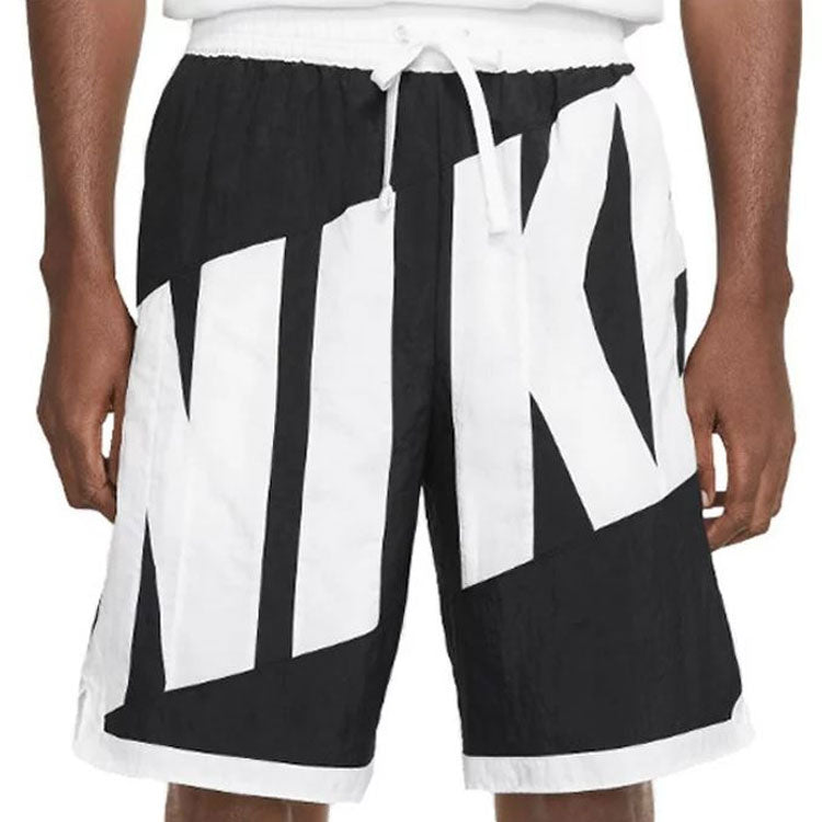 Nike Retro Large Logo Sports Quick Dry Shorts Black White  AT3166-010