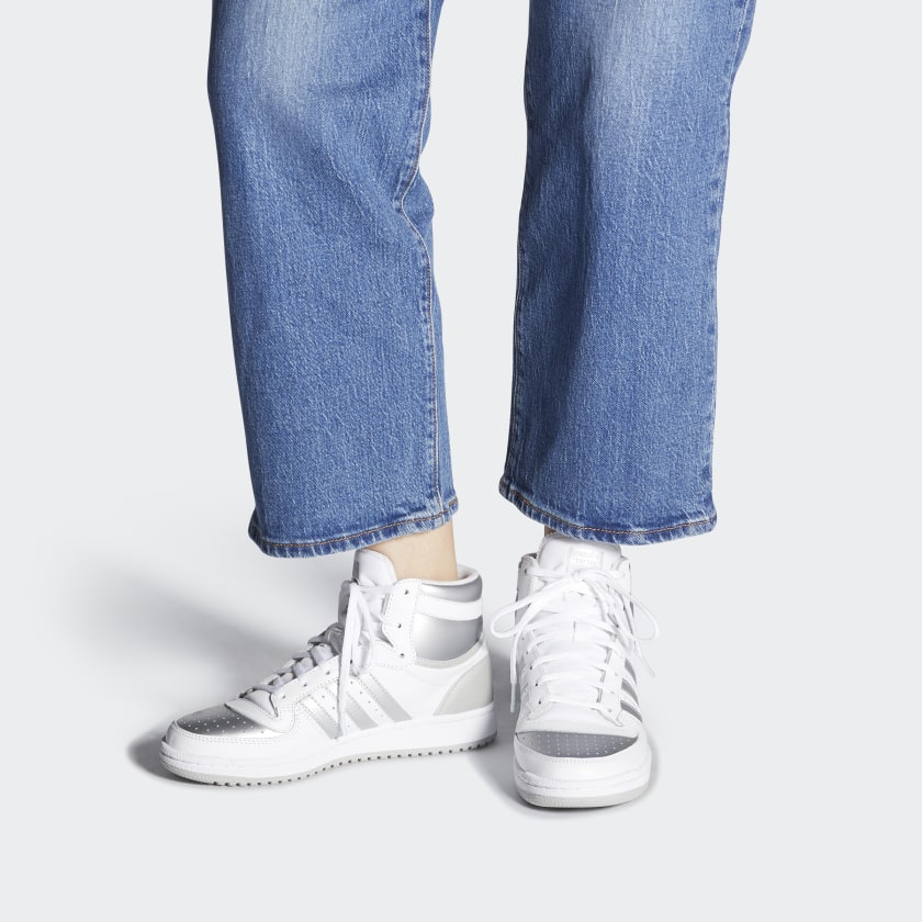(WMNS) adidas Top Ten Hi 'Silver Toe' FX8524