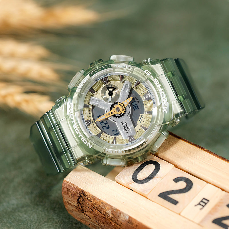CASIO G-Shock Analog-Digital 'Green' GMA-S110GS-3APR