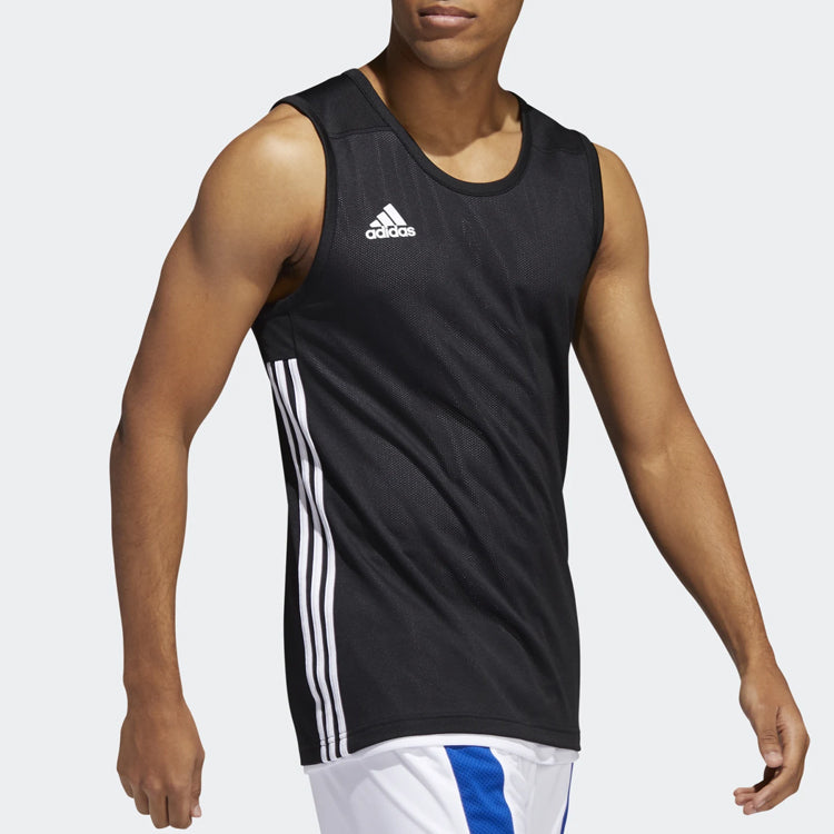adidas Knitted Basketball Training Running Vest Men DX6385