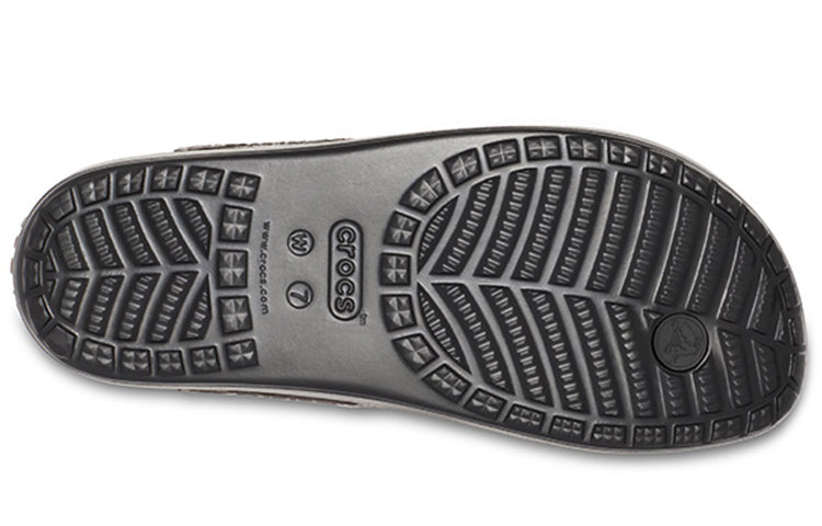 (WMNS) Crocs Thick Sole Black Copper Flip-Flops 205604-0FG