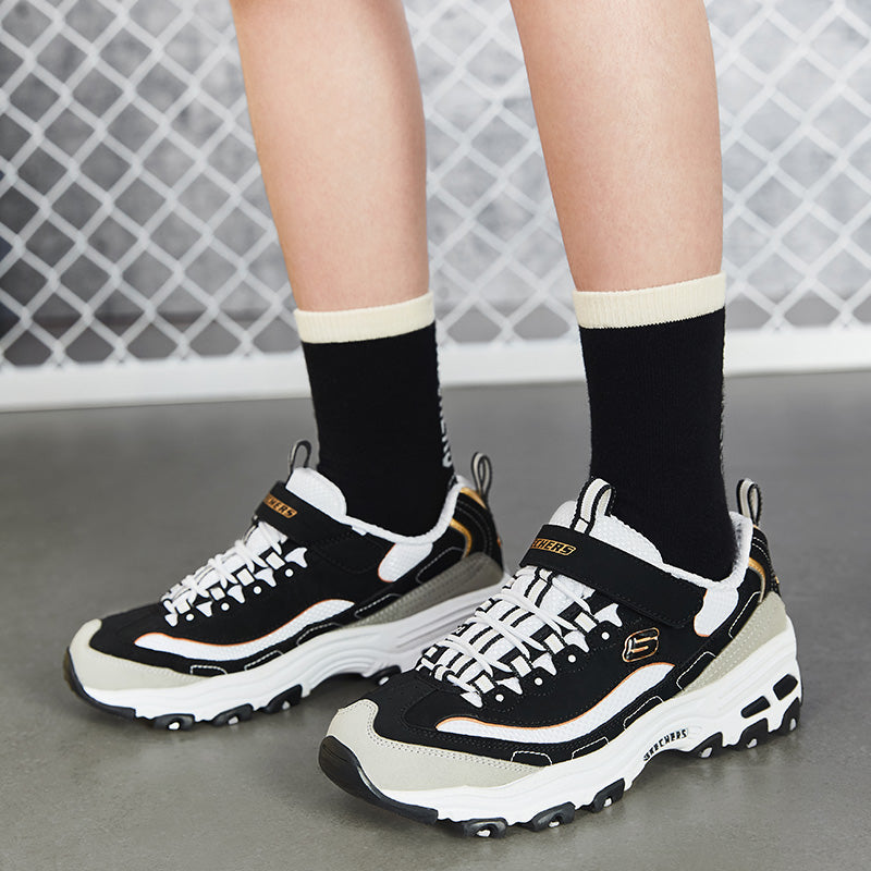 Skechers D'Lite K Black/Gold 996212L-BKGD