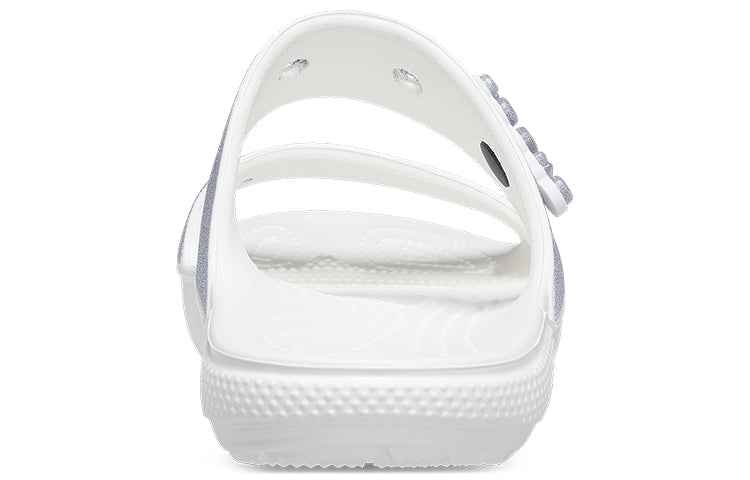Crocs Classic Casual Fashion Unisex Silver Slippers 207769-90H