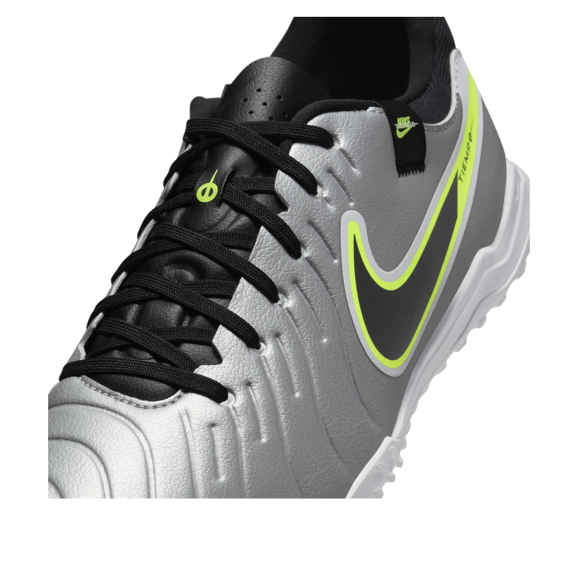 Nike Tiempo Legend 10 Academy TF 'Metallic Silver Black Volt' DV4342-001