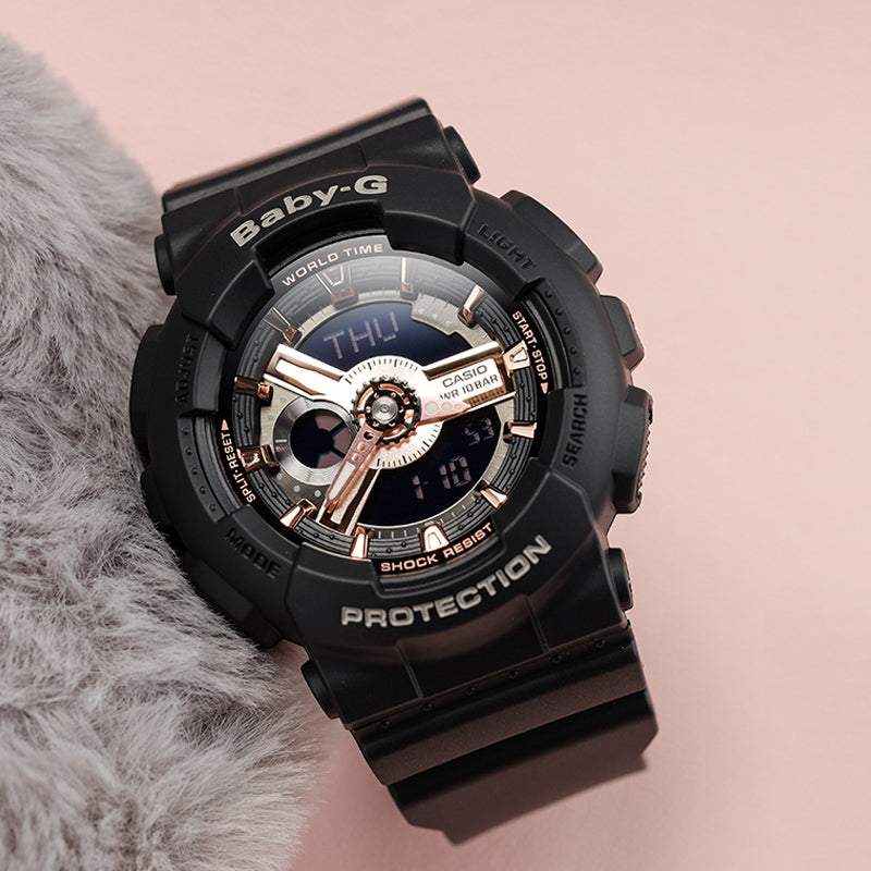CASIO Baby-G 'Black' BA-110RG-1A
