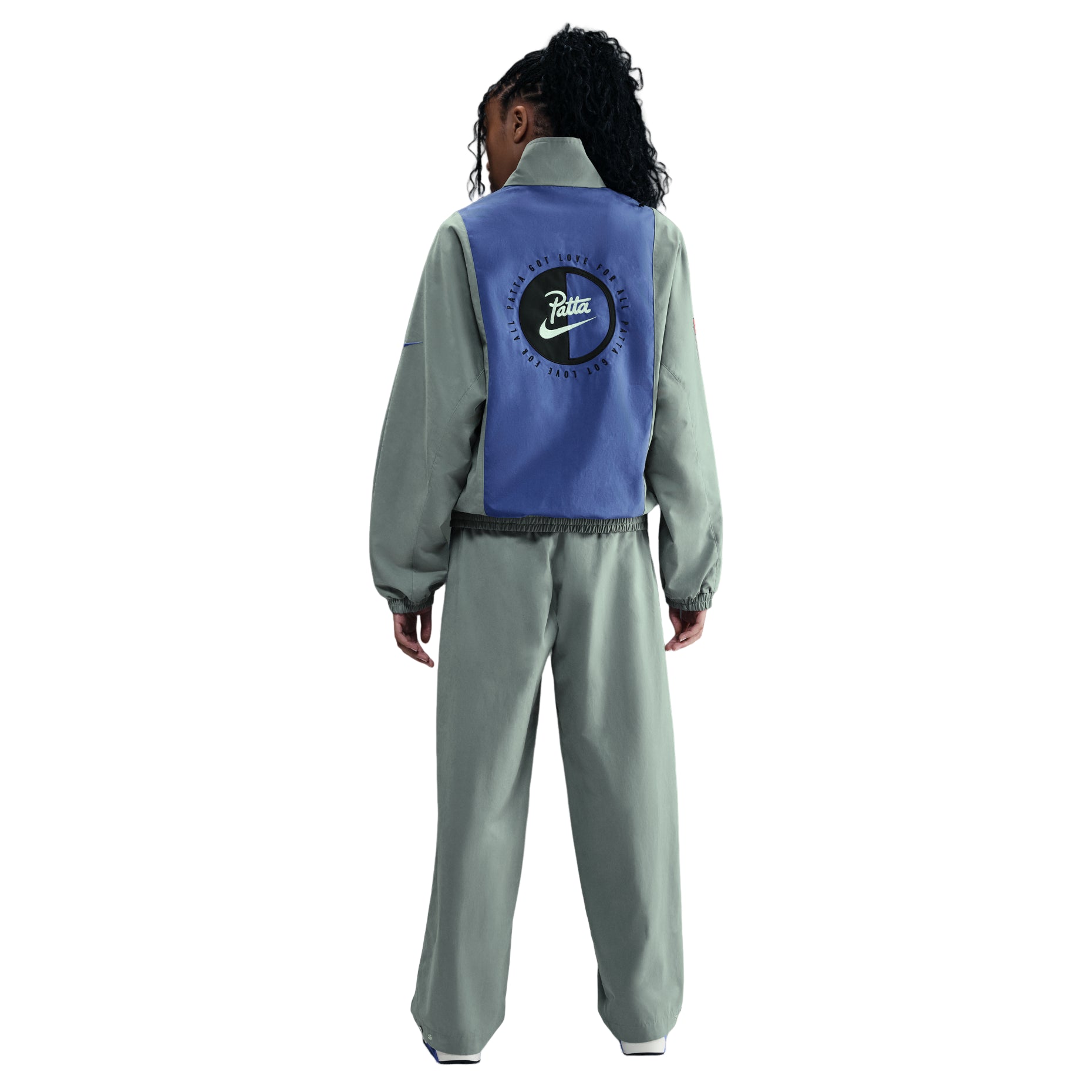 Nike x Patta Track Pants Asia Sizing 'Grey Blue' HJ0738-073
