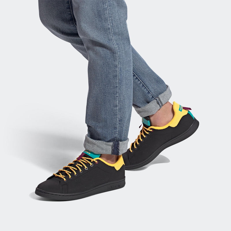 adidas originals Stan Smith 'Black Yellow' FX8715