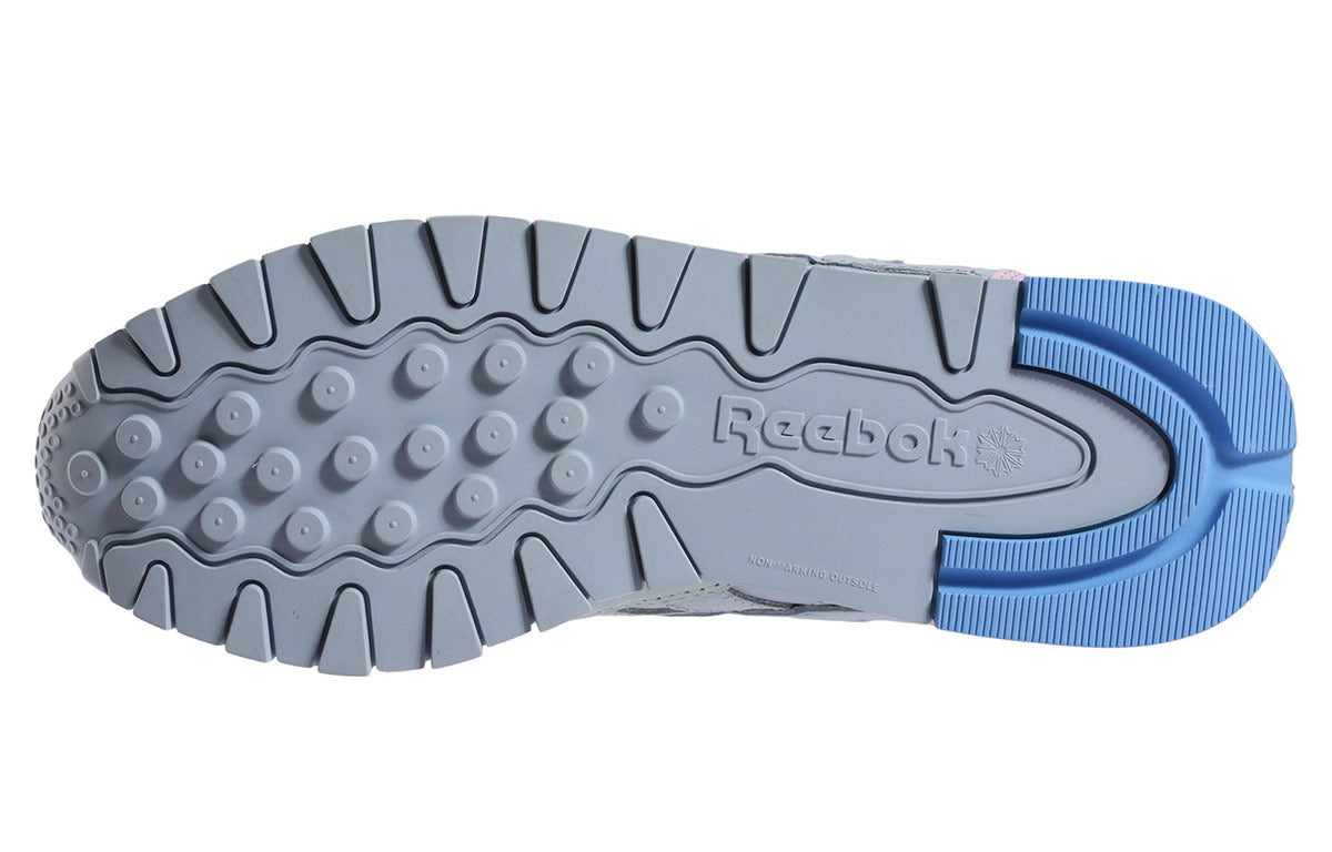 (WMNS) Reebok Classic Leather Sports Casual Shoes 'Blue Green' BS7592
