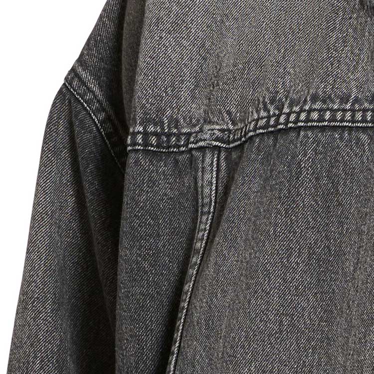 Balenciaga Pull-Over Jacket 'Black Japanese Denim' 719313TBP473340