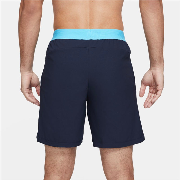 Nike Pro Flex Logo Pattern Casual Sports Shorts Navy Blue Dark blue CJ1958-452