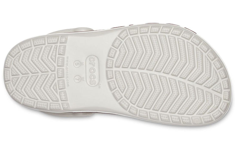 Crocs Bayaband Printed Classic Clogs 'White Brown Red' 205840-1CD